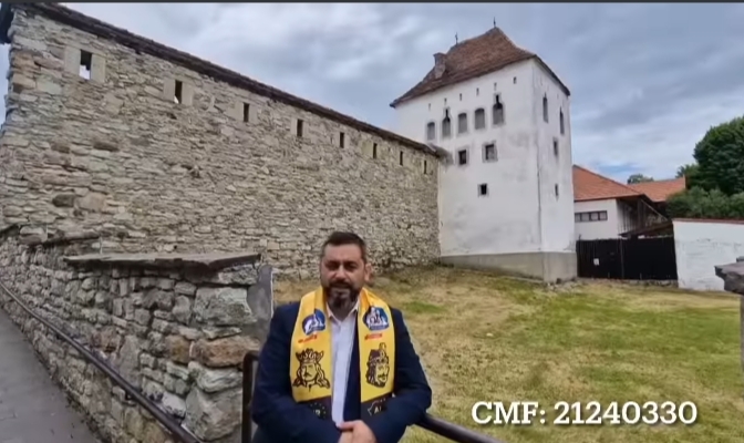 Dragoș Hârjoabă (AUR) anunță lansarerea candidaților la PE care va avea loc astăzi la Turnul Dogarilor. VIDEO