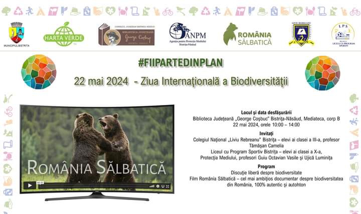  Ziua Internațională a Biodiversității la Biblioteca Județeană „George Coșbuc” Bistrița-Năsăud