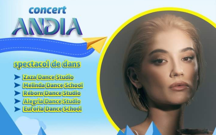  Super Concert ANDIA, de Ziua Copilului, pe Pietonalul „Liviu Rebreanu” din Bistrița