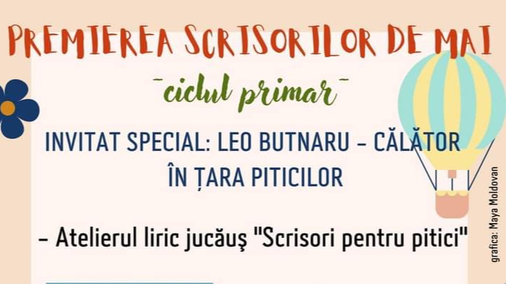  Eveniment: Premierea „Scrisorilor de Mai”-ciclul primar, la Biblioteca Județeană „George Coșbuc”