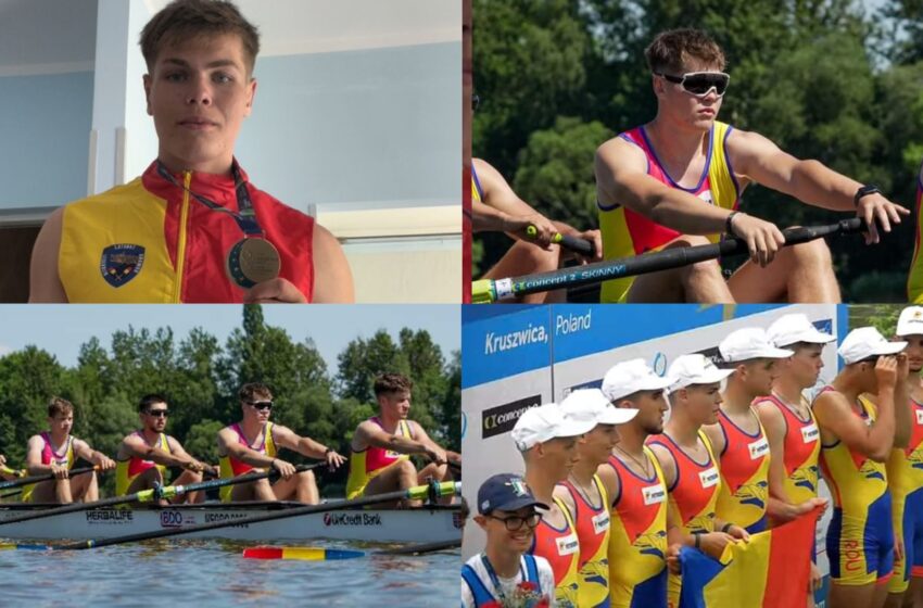  BRAVO! Florin Ureche din Ilva Mare este CAMPION EUROPEAN de Juniori la Canotaj. FOTO