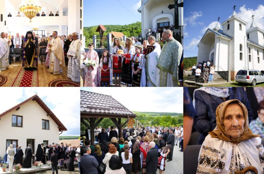  Preasfințitul Benedict Bistrițeanul a slujit în Parohia Ordotoxă Delureni. FOTO