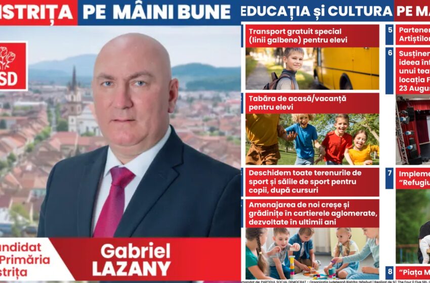  Gabriel Lazany: Educația și Cultura pe Mâini Bune!