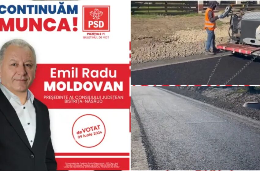  Radu Moldovan: Se lucrează de zor la drumul județean Beclean- Nușeni- Chiochiș • DJ 172 A! VIDEO
