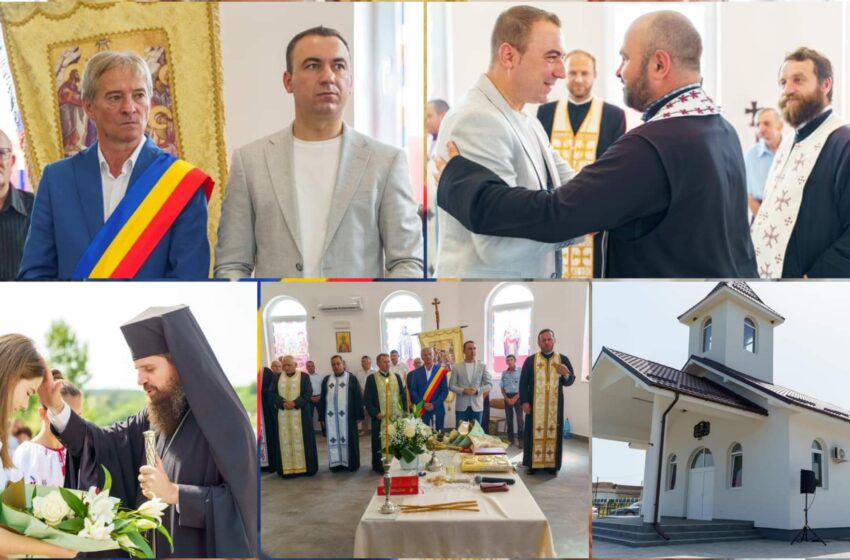  Bogdan Ivan prezent la sfințirea capelei de la Sângeorzu Nou. FOTO