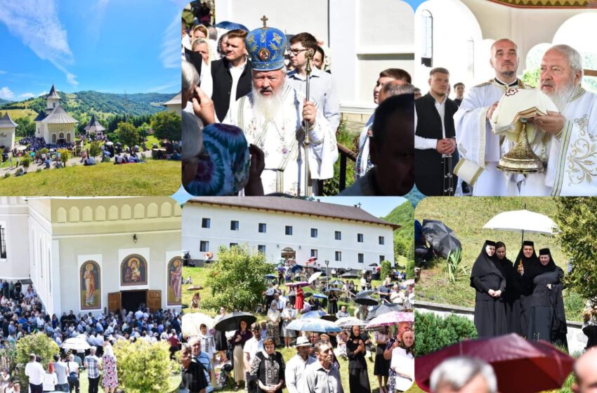  Mii de credincioși au luat parte la Hramul Mănăstririi Rebra-Parva. FOTO
