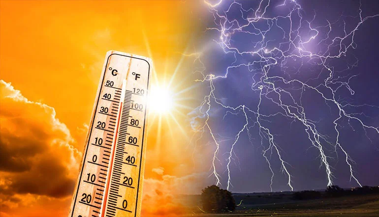  Avertizare meteorologică COD PORTOCALIU de instabilitate atmosferică în Bistrița-Năsăud