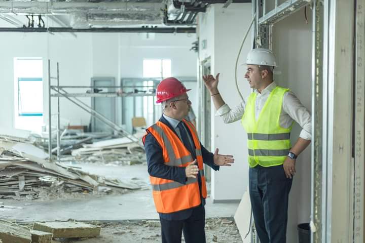  Bogdan Ivan a verificat stadiul lucrărilor la Centrul European pentru Competențe în domeniul Securității Cibernetice #ECCC. FOTO