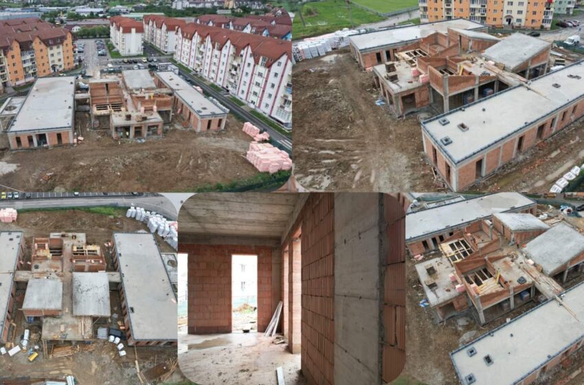  Construirea viitoarei creșe din Subcetate progresează rapid. FOTO