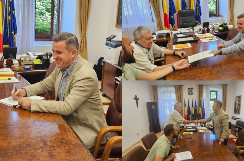  Primarul Ioan Turc anunță semnarea contractului pentru realizarea noului PUG al municipiului Bistrița. FOTO