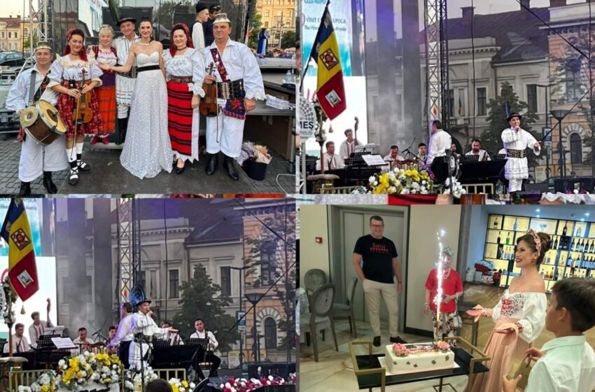 Directorul CJCBN, Alexandru Pugna, pe scena de la Cluj-Napoca a Festivalului „Tinerețe” organizat de Oana-Bozga Pintea