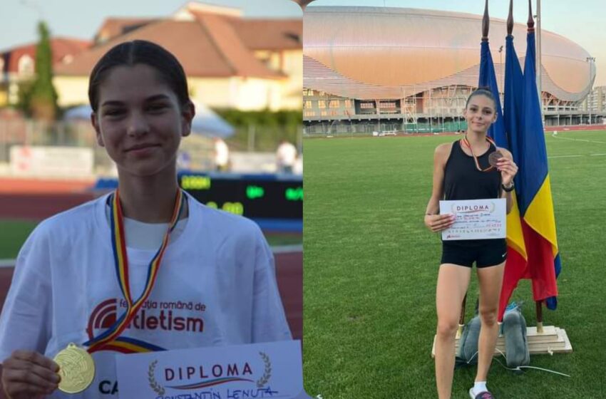  Atletism: Lenuța Constantin și Diana Dan, medalii de Aur și Argint la Campionatele Naționale Under 20. FOTO