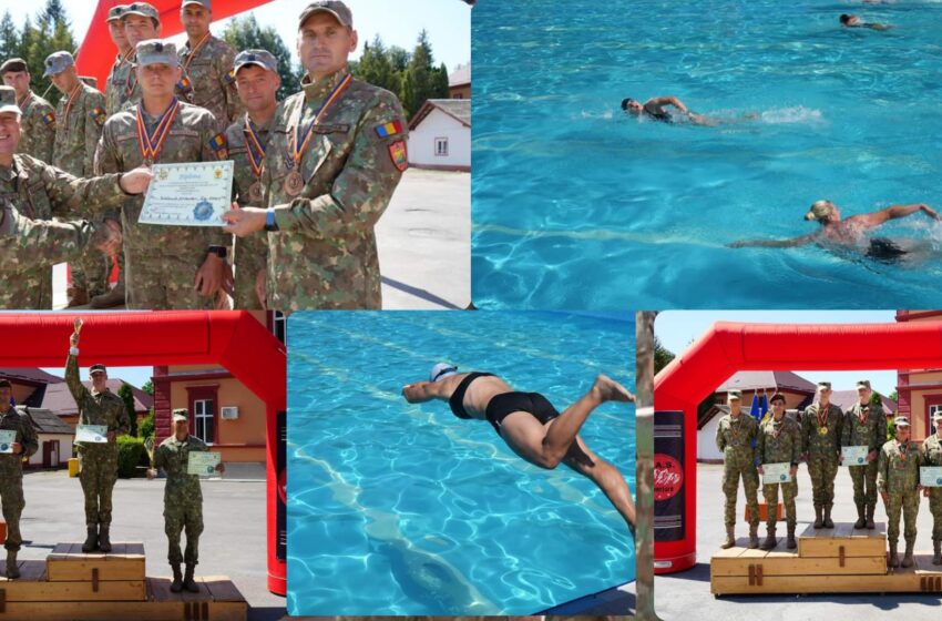  Ei sunt premianții Campionatul militar de natație, etapa pe Brigada 81 Mecanizată „General Grigore Bălan”. FOTO
