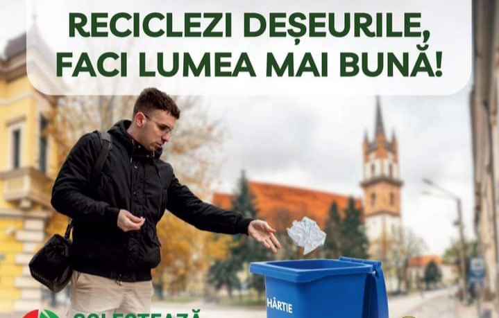  ADI Deșeuri BN anunță achiziția a peste 83 000 de pubele pentru deșeurile reciclabile din hârtie si carton. FOTO