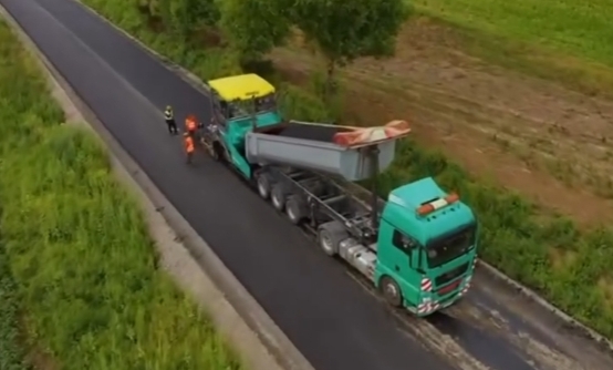  Continuă în ritm alert lucrările de modernizare a DJ 172 A Beclean-Nușeni-Chiochiș. VIDEO