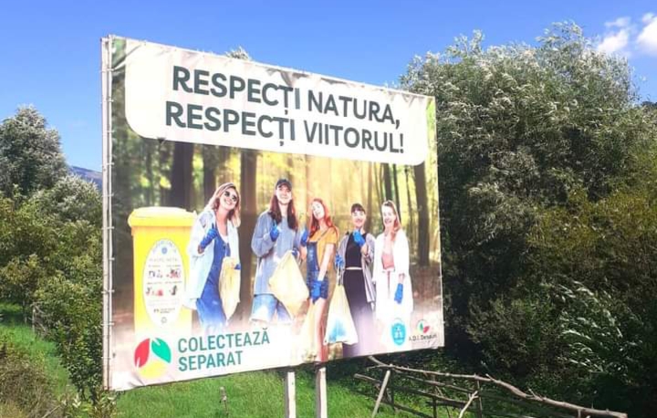  Mesajele campaniei de informare și conștientizare derulate de ADI Deșeuri Bistrița-Năsăud și Supercom. FOTO