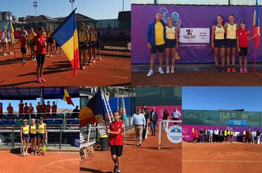  Tenis: România a bătut Estonia și joacă astăzi cu Polonia pentru calificarea la Turneul Final Billie Jean King Cup Juniors. FOTO