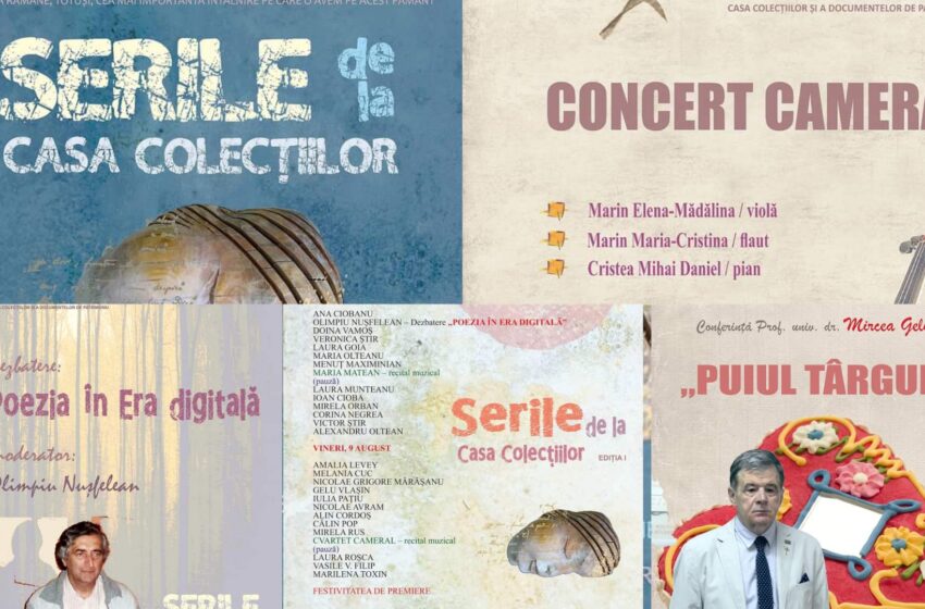  Programul Seriilor de la Casa Colecțiilor, Ediția I, organizate de Biblioteca Județeană „George Coșbuc”