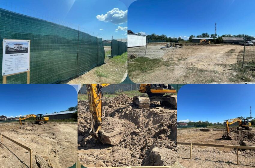  La Beclean încep lucrările pentru construirea blocului ANL pentru tineri în cartierul Podirei. FOTO