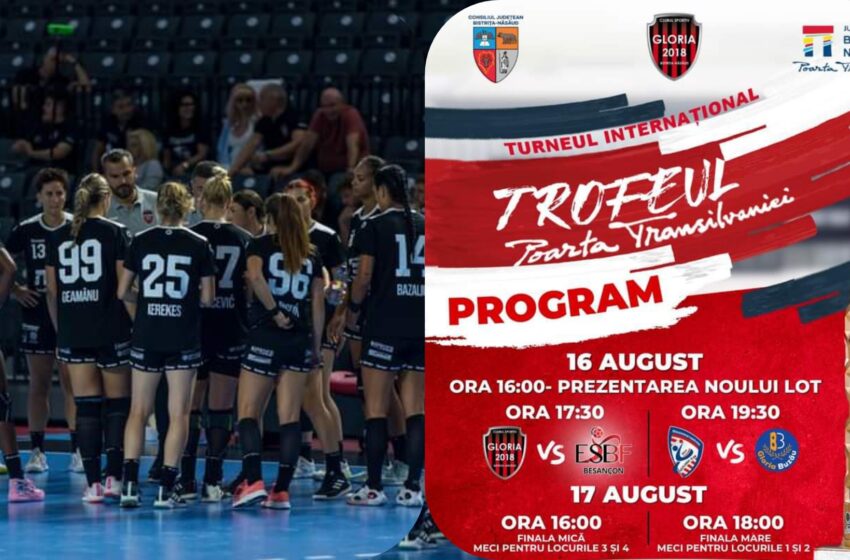  Handbal: Turneul „Poarta Transilvaniei”, în perioada 16-17 august , la TeraPlast Arena