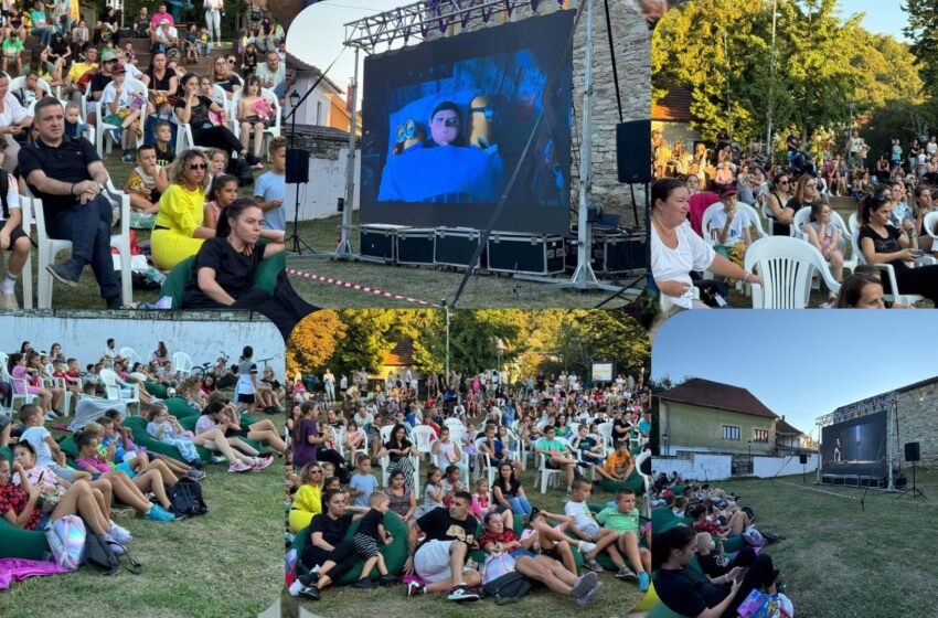  Sute de bistrițeni au urmărit sâmbătă seara proiecțiile de filme de la Turnul Dogarilor. FOTO