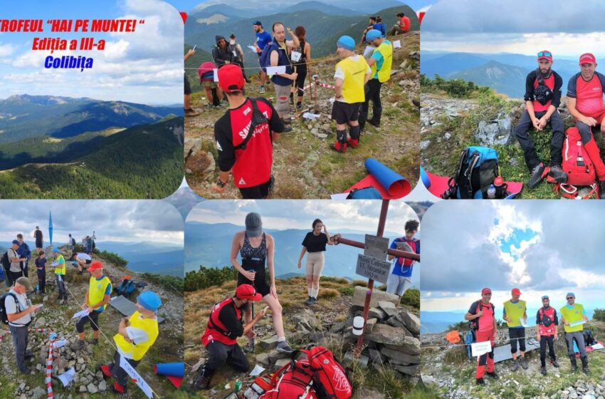  A avut loc 3-a ediție a Trofeului „Hai pe munte”, un eveniment de drumeție montană la Colibița. FOTO
