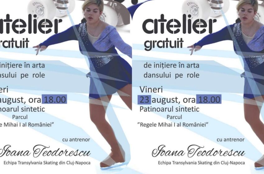  Atelier gratuit de inițiere în arta dansului pe role, la Patinoarul Sintetic Bistrița