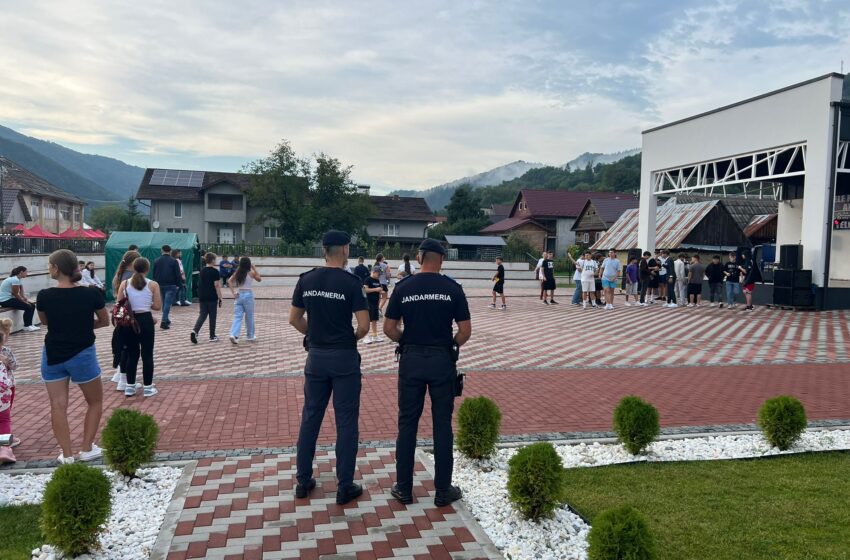  Jandarmii bistrițeni prezenți pentru asigurarea ordinii publice la evenimentele în județ