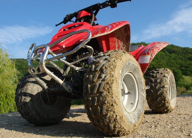  Polițiștii au depistat în Șieu Măgheruș un ATV sustras din Norvegia