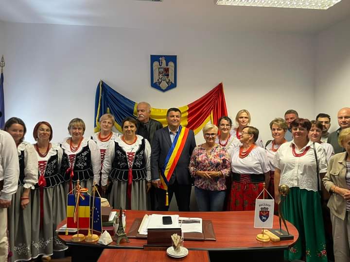  O delegație din Polonia vizitează orașul Beclean. FOTO