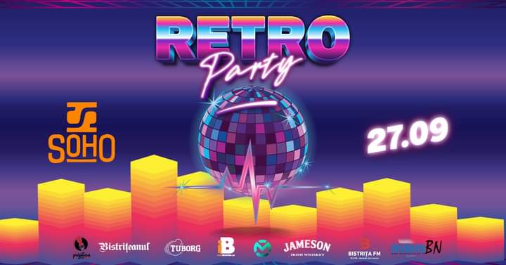  RETRO Party la Soho Music Hall, vineri, 27 septembrie, de la ora 21.00