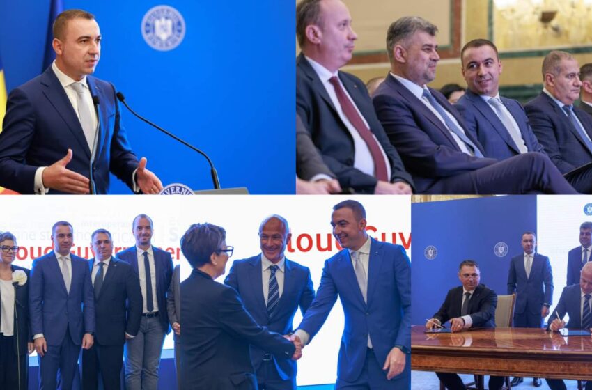  Bogdan Ivan: Contractul pentru implementarea Cloud-ului Guvernamental Dedicat e o realitate! FOTO