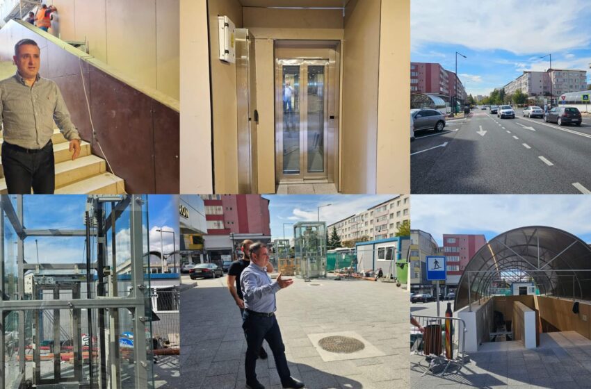  Lucrările la pasajul subteran din Decebal sunt aproape gata. FOTO