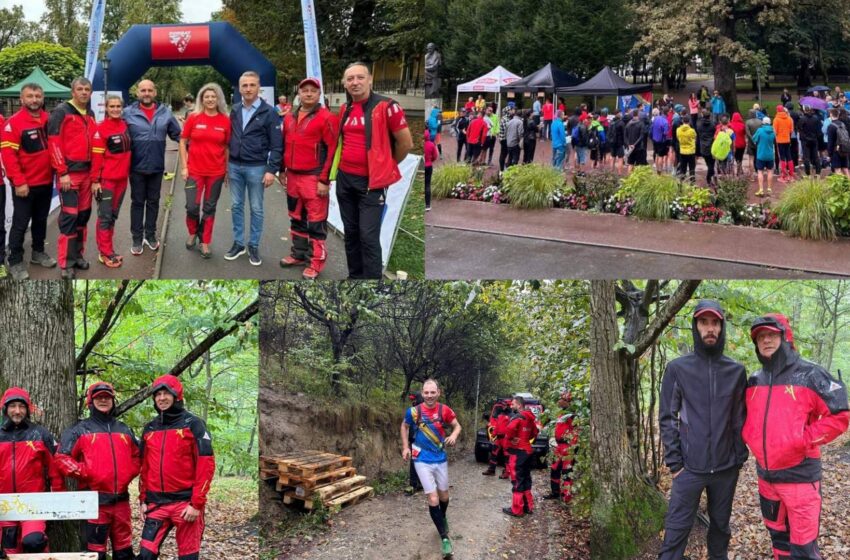  Salvamontiștii bistrițeni au aferit asistență de specialitate în cadrul evenimentului Maraton Rombat Trail Run. FOTO