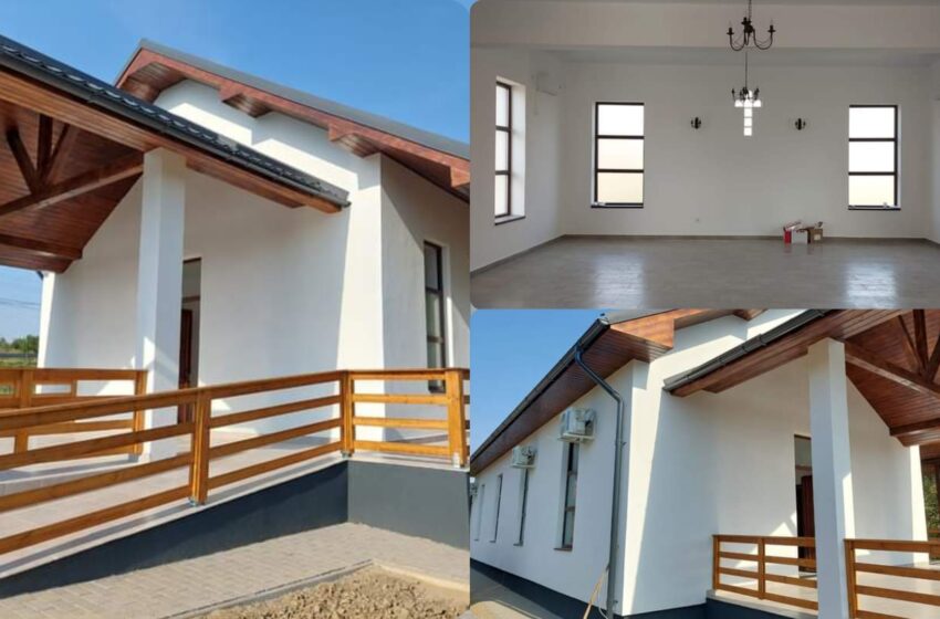  Lucrările au avansat la capela mortuară din localitatea Budacu de Jos. FOTO