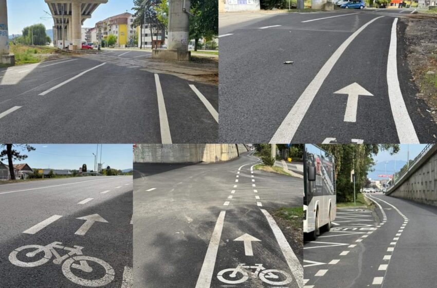  Carosabil nou sub pasarela auto de la intrarea în municipiul Bistrița dinspre Viișoara. FOTO