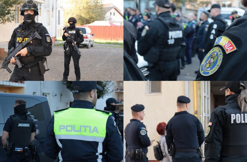  Acțiune de tip „razie” în zona blocurilor sociale de la Viișoara. FOTO