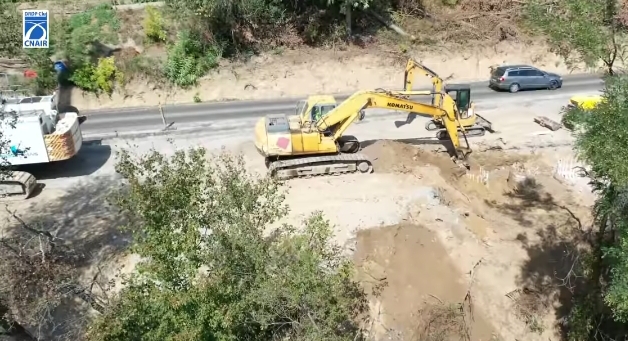  Se construieste un viaduct și se fac cinsolidări pe DN 17D. VIDEO