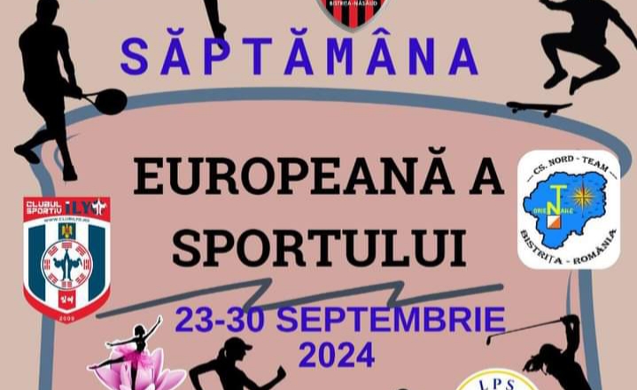  Vezi programul Săptămânii Europene a Sportului la Bistrița
