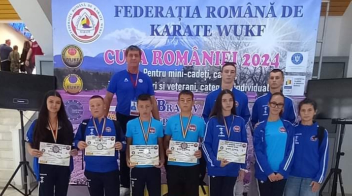  Cinci medalii pentru CS Karate Tiger Valea Bârgăului la Cupa României la Karate WUKF. FOTO