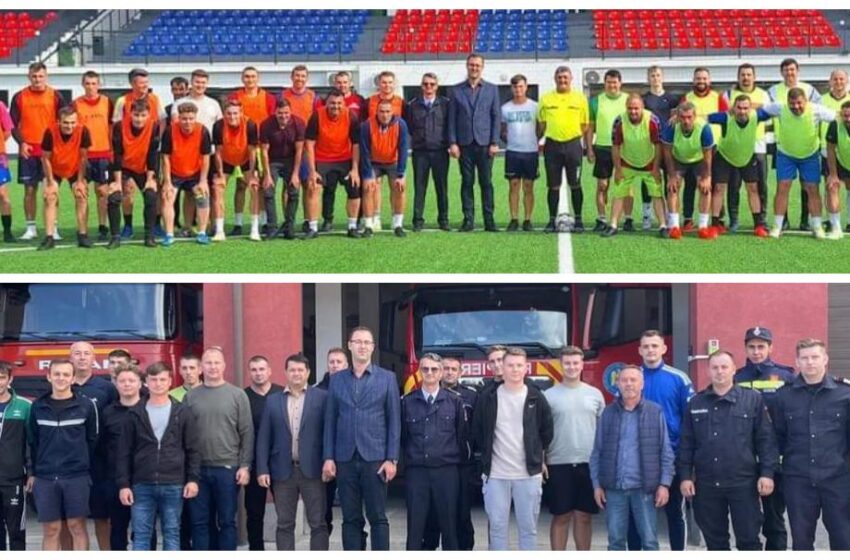  13 ani de existență  a Stație de Pompieri  Sângeorz-Băi au fost marcați  prin sport!