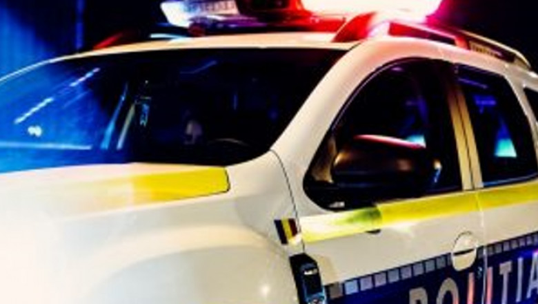  Politiștii din Sângeorz-Băi au reținut un bărbat drogat la volan după o urmărire un trafic