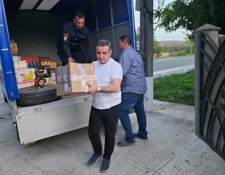  Ioan Turc: Am ajuns cu ajutoarele umanitare din campania „Donații după inundații” în județul Galați. FOTO