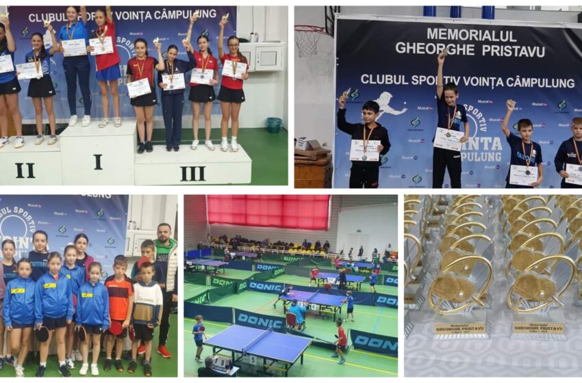  Tenis de masă: Rezultate meritorii pentru sportivii de la CSM Bistrița la Memorial Gheorghe Pristavu. FOTO