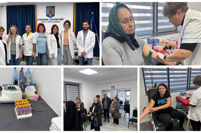  O nouă campanie medicală gratuită, în desfășurare la Căianu Mic. FOTO