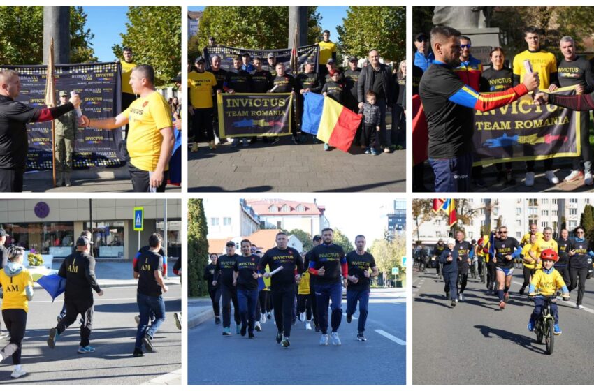  Ștafeta Veteranilor INVICTUS a ajuns astăzi la Bistrița. FOTO
