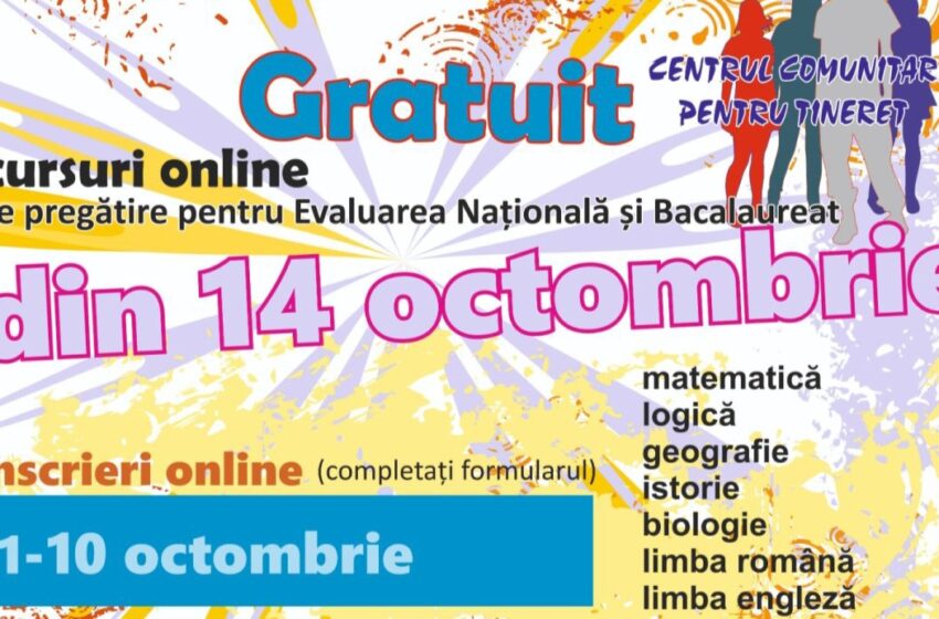  Încep înscrierile la cursurile oferite de Cetin