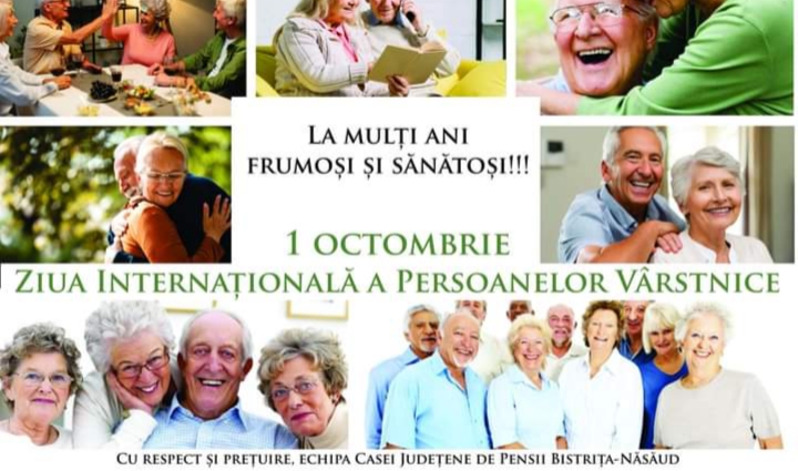  Casa Judeteană de Pensii: Cu respect și recunoștință, vă dorim un sincer La mulți ani de Ziua Pensionarului!