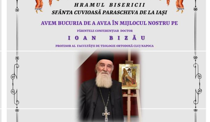  Hramul Bisericii „Sfânta Cuvioasă Parascheva” din Corvinești!, duminică, 13 octombrie 2024