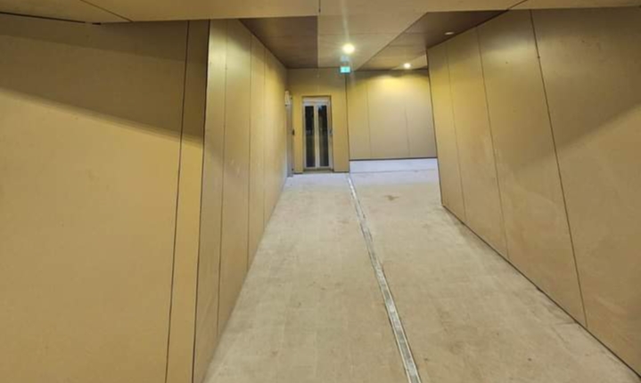  Lucrările la pasajul subteran din Decebal sunt pe ultima sută de metri. FOTO